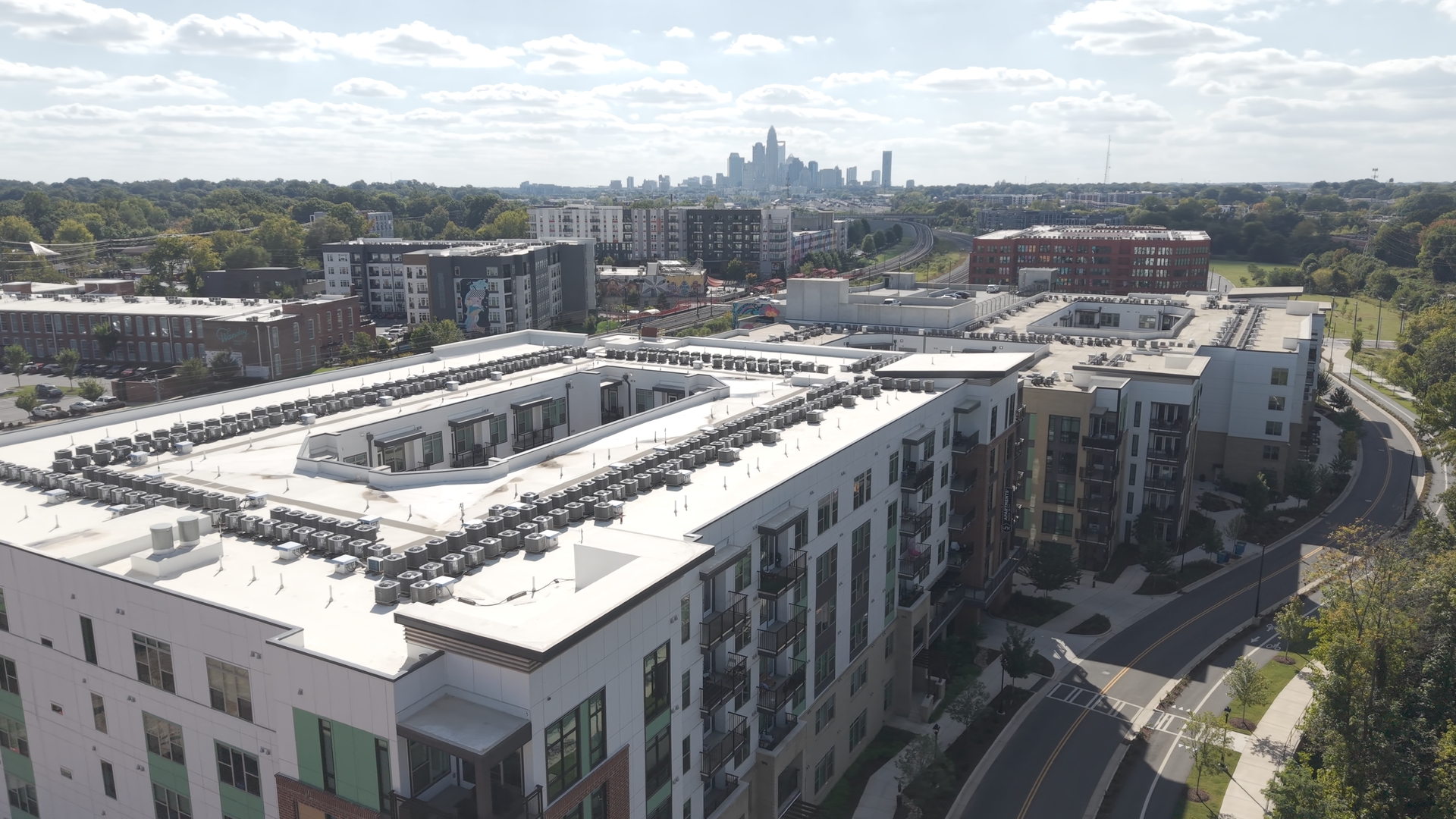 Charlotte captured by Skyline Aerial
