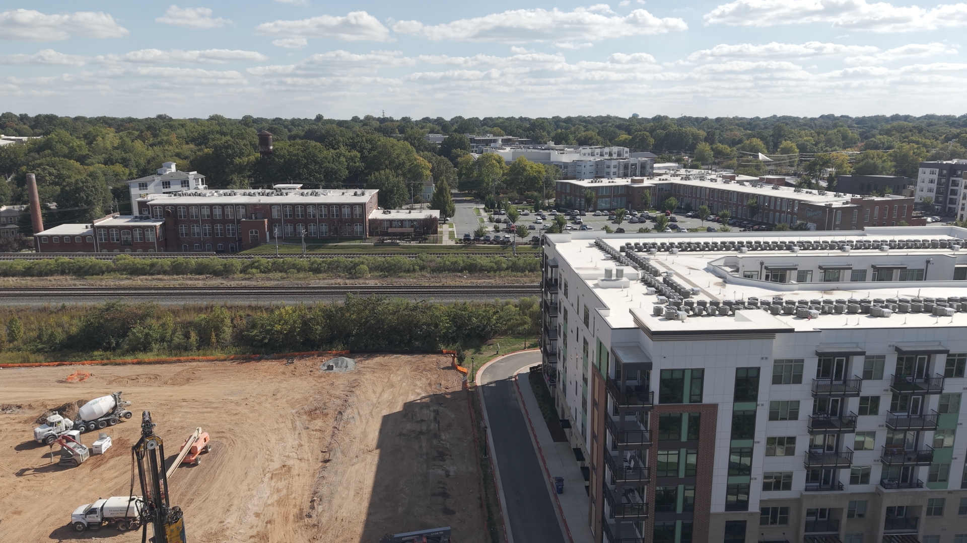 Site context across the rail corridor · October 6, 2026
