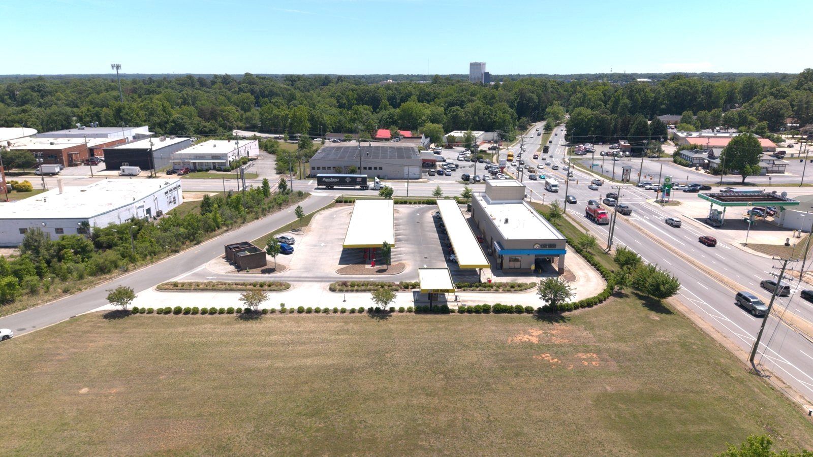 The rear site perspective