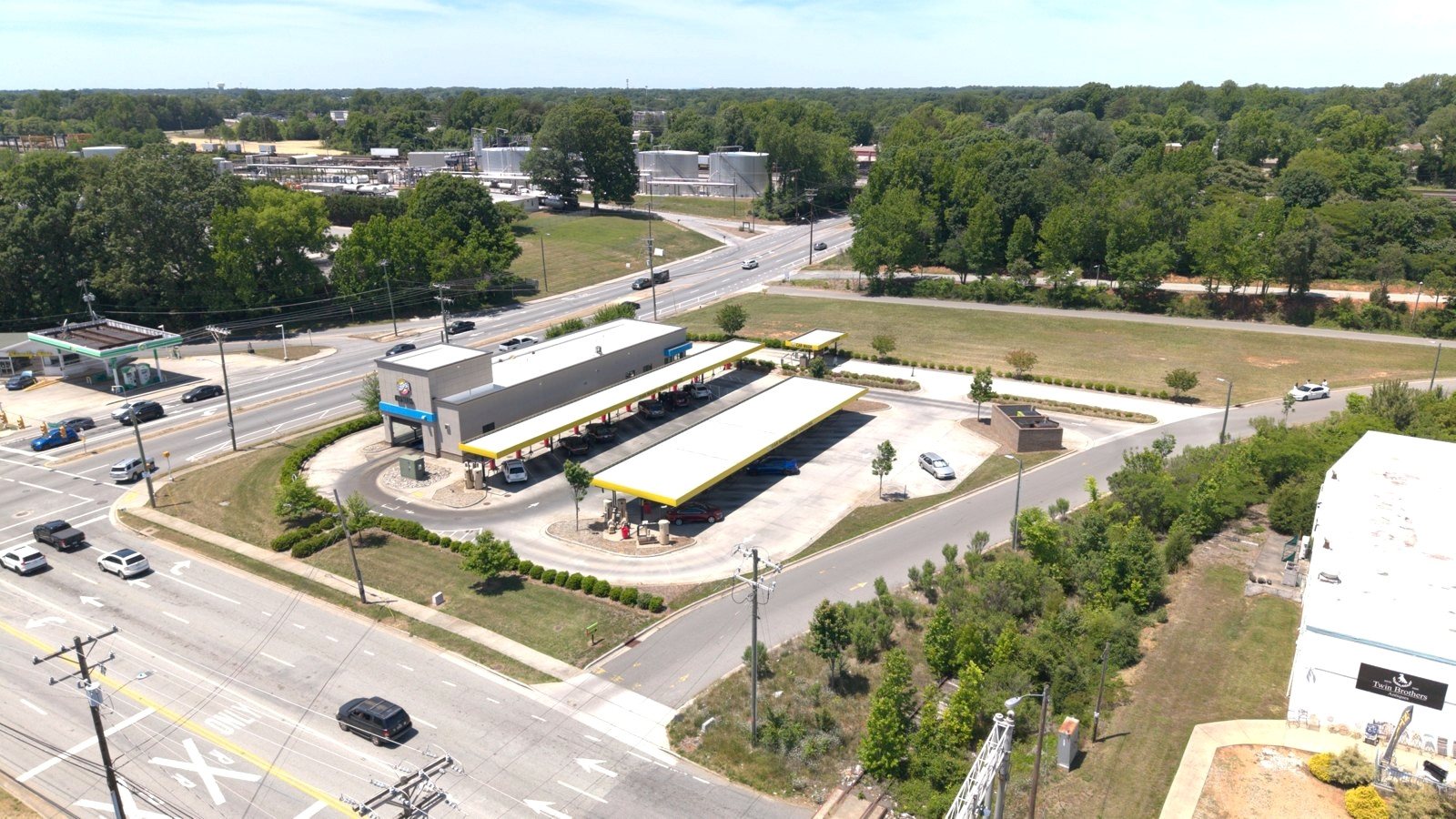 Zips Car Wash captured by Skyline Aerial