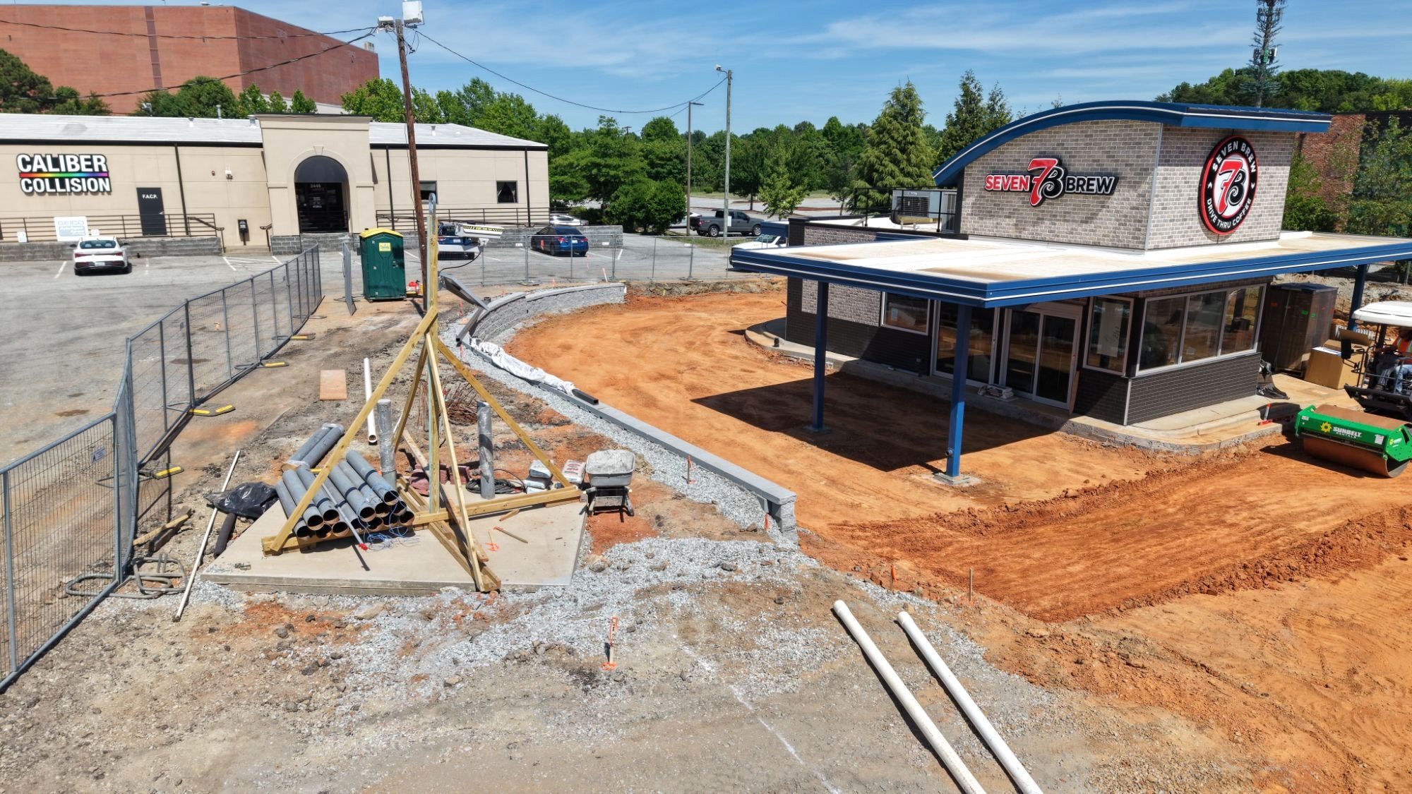 7 Brew Greensboro progress documentation, May 15, 2026, 3:44:41 PM