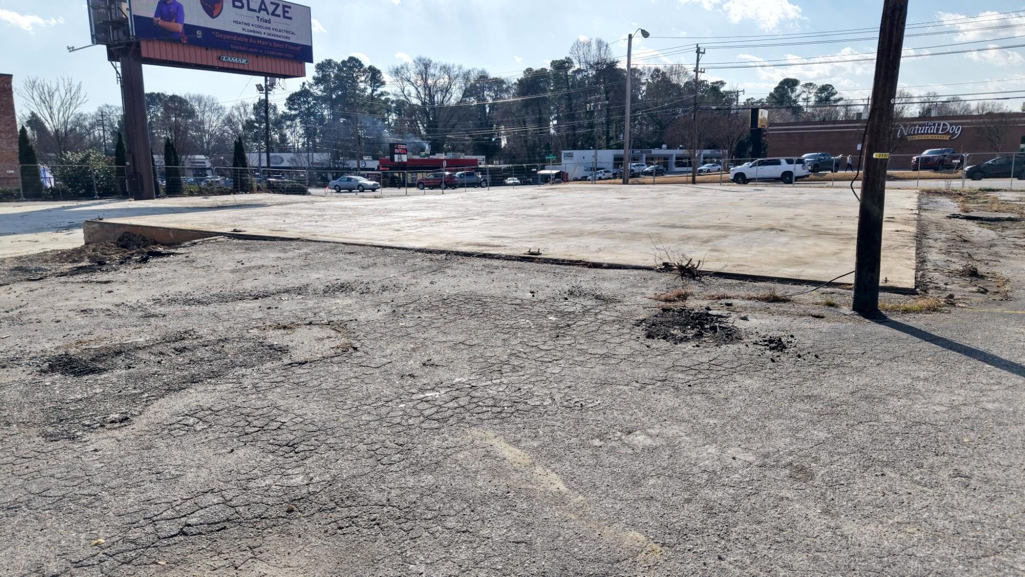 7 Brew Greensboro supplied site-context photograph