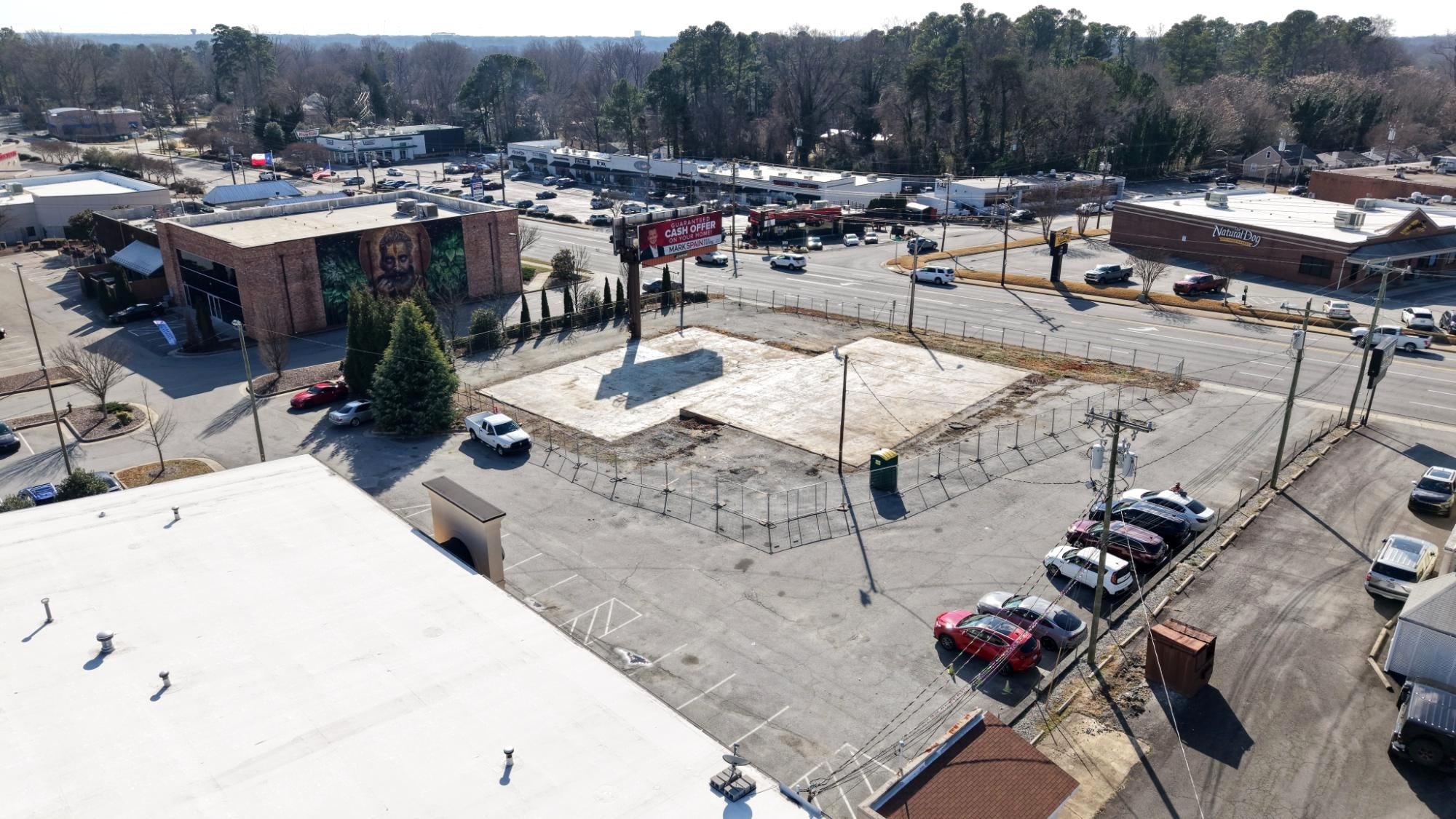 7 Brew Greensboro supplied site-context photograph